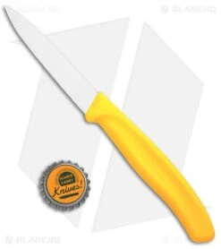Victorinox Swiss Army Classic Paring Knife Yellow (3" Satin) -Knife Craft Store Victorinox Swiss Army Classic Paring Knife Yellow Satin VN67606L118 BHQ 97025 jr bottlecap large