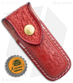 Victorinox Zermatt Medium Red Leather Belt Pouch -Knife Craft Store Victorinox Zermatt Belt Pouch BHQ 109315 jr bottlecap large