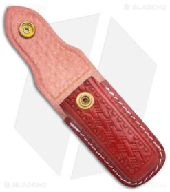 Victorinox Zermatt Medium Red Leather Belt Pouch -Knife Craft Store Victorinox Zermatt Belt Pouch BHQ 109315 jr open large