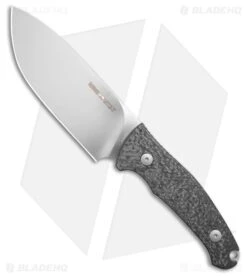 Viper Knives Jens Anso Ranger Fixed Blade Knife Black Carbon Fiber (4.6" Satin)