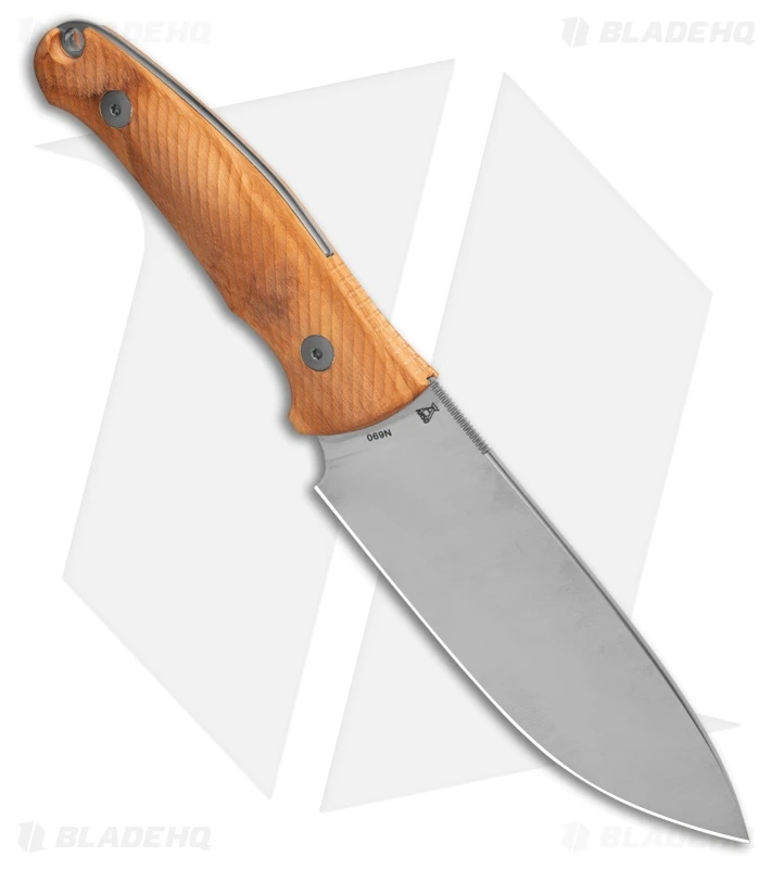 Viper Knives Jens Anso Ranger Fixed Blade Knife Olive Wood (4.6" Satin) 2 Viper Knives Jens Anso Ranger Fixed Blade Knife Olive Wood (4.6" Satin) - Image 2