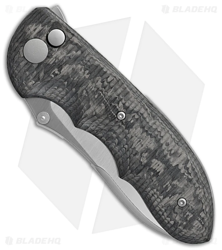 Viper Knives Moon TE MagnaCut Drop Point Button Lock Knife Black CF (3" Satin) 2 Viper Knives Moon TE MagnaCut Drop Point Button Lock Knife Black CF (3" Satin) - Image 2