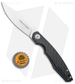 Viper Knives Voxnaes Belone Liner Lock Knife Blue Ti/CF (3.3" SW) V5970BLCF -Knife Craft Store Viper Knives Voxnaes Belone LL Blue Ti CF SW V5970BLFC BHQ 86710 jr bottlecap large