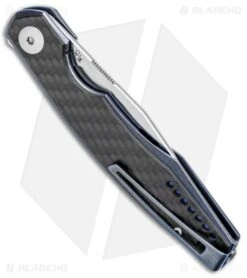 Viper Knives Voxnaes Belone Liner Lock Knife Blue Ti/CF (3.3" SW) V5970BLCF -Knife Craft Store Viper Knives Voxnaes Belone LL Blue Ti CF SW V5970BLFC BHQ 86710 jr side large