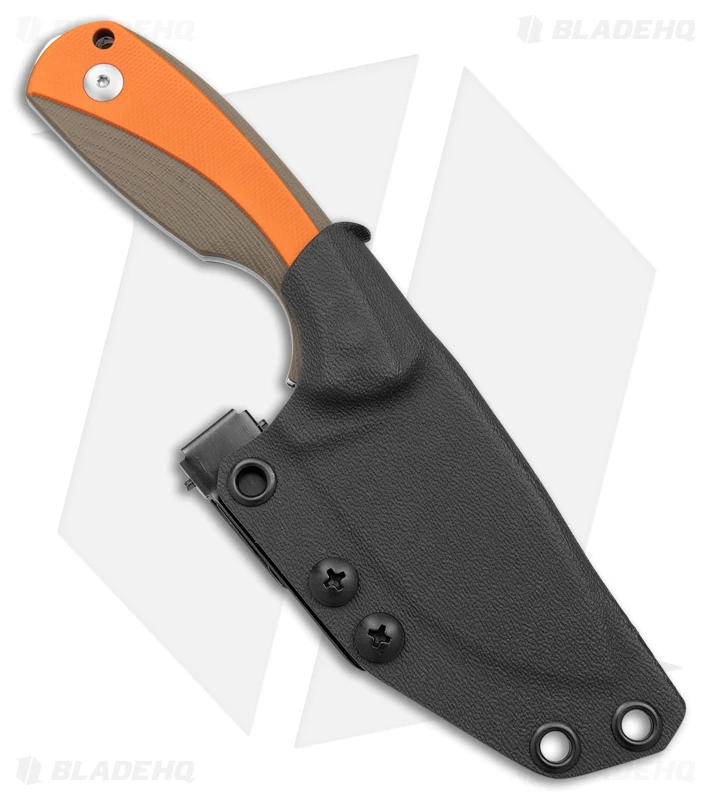 Viper Lille1 GGO Fixed Blade Knife Green/Orange G-10 (2.8" Stonewash) 3 Viper Lille1 GGO Fixed Blade Knife Green/Orange G-10 (2.8" Stonewash) - Image 3