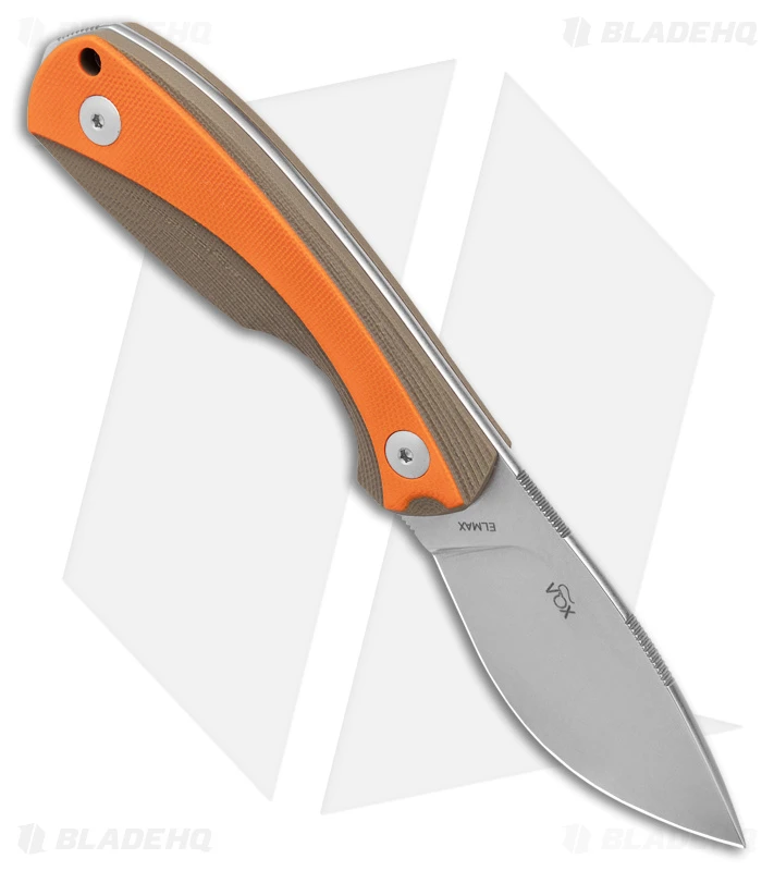 Viper Lille1 GGO Fixed Blade Knife Green/Orange G-10 (2.8" Stonewash) 2 Viper Lille1 GGO Fixed Blade Knife Green/Orange G-10 (2.8" Stonewash) - Image 2