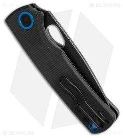 Vosteed Porcupine Top Liner Lock Knife Black Micarta (3" Black Stonewash) -Knife Craft Store Vosteed Porcupine Top Liner Lock Knife Black Micarta 3in BSW BHQ 213099 td side large