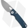 Vosteed Porcupine Top Liner Lock Knife Blue Micarta (3" Satin)
