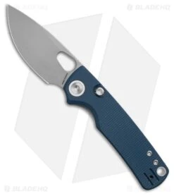 Vosteed Porcupine Top Liner Lock Knife Blue Micarta (3" Satin)