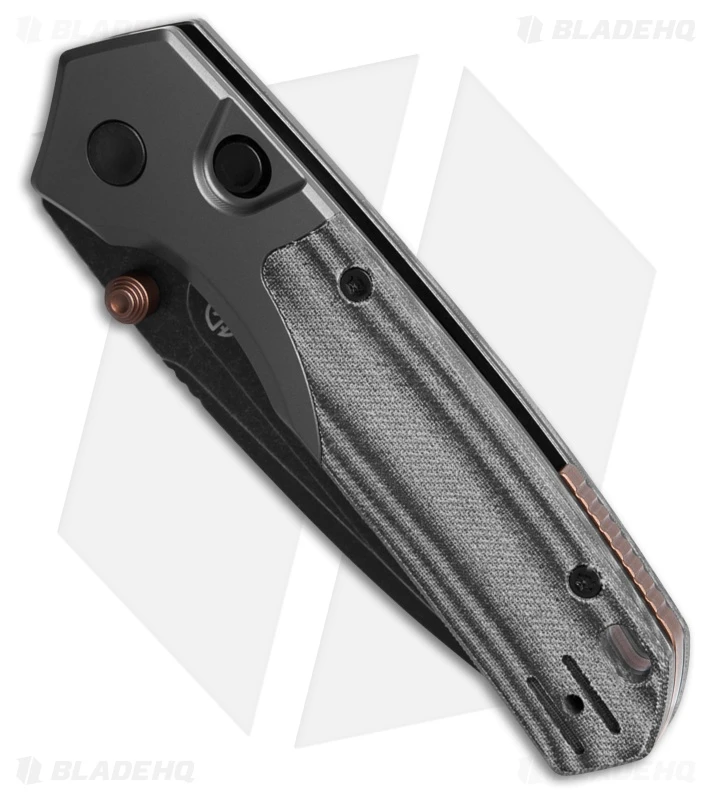 Vosteed Psyop 299 Top Liner Lock Knife Black UltreX Micarta (3" Black SW) 2 Vosteed Psyop 299 Top Liner Lock Knife Black UltreX Micarta (3" Black SW) - Image 2