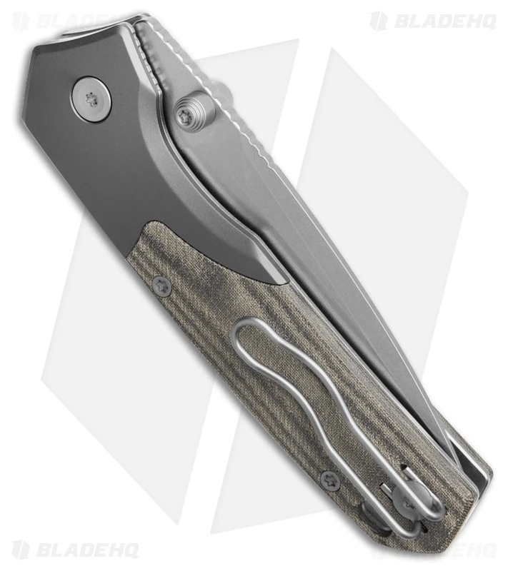 Vosteed Psyop 299 Top Liner Lock Knife Green Norplex UltreX Micarta (3" SW) 3 Vosteed Psyop 299 Top Liner Lock Knife Green Norplex UltreX Micarta (3" SW) - Image 3