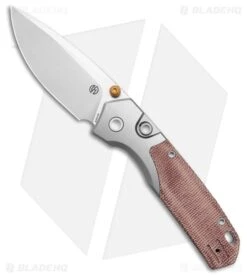 Vosteed Psyop 299 Top Liner Lock Knife Red Norplex UltreX Micarta (3" SW)