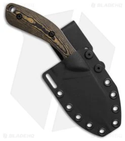 White River Apex Fixed Blade Knife Maple/Black Richlite (2.7" Stonewash) -Knife Craft Store White River Apex Fixed Blade Knife Maple Black Richlite 2in SW BHQ 219508 td side large