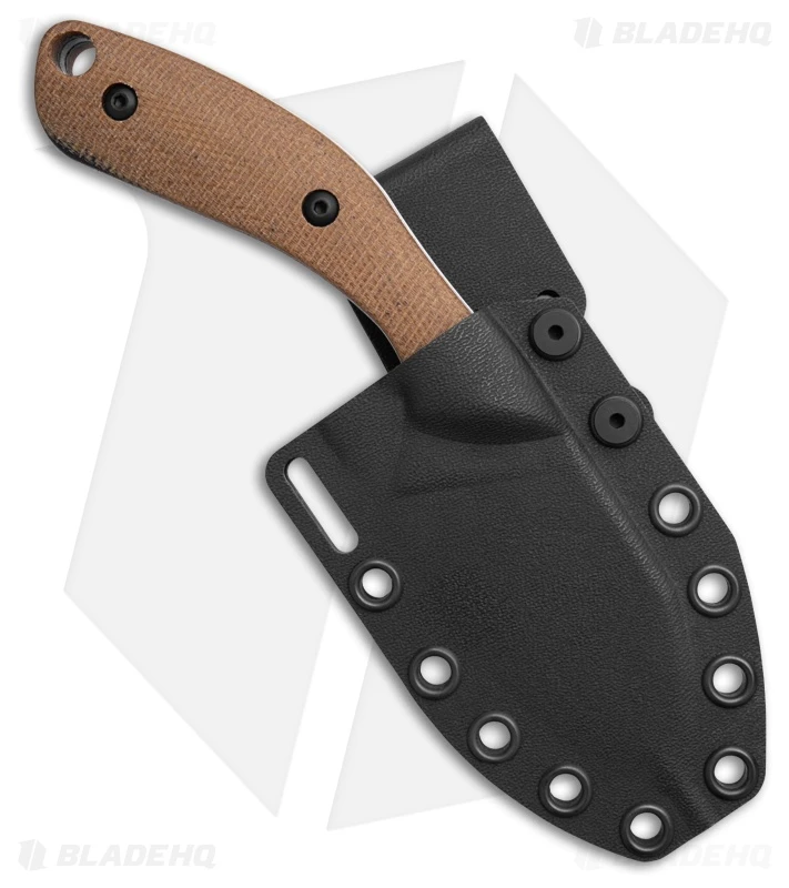 White River Apex Fixed Blade Knife Natural Canvas Micarta/Blk Liners (2.7" SW) 3 White River Apex Fixed Blade Knife Natural Canvas Micarta/Blk Liners (2.7" SW) - Image 3