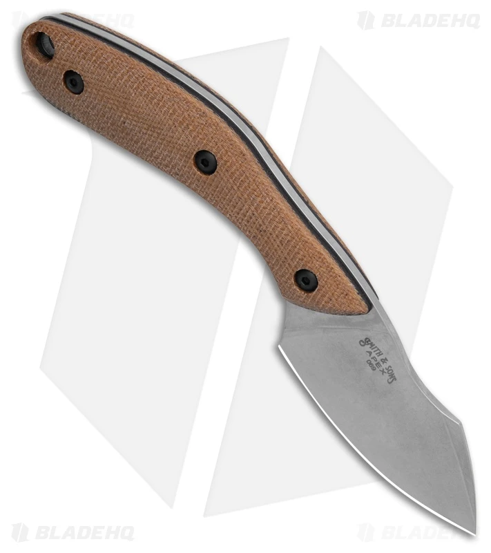 White River Apex Fixed Blade Knife Natural Canvas Micarta/Blk Liners (2.7" SW) 2 White River Apex Fixed Blade Knife Natural Canvas Micarta/Blk Liners (2.7" SW) - Image 2