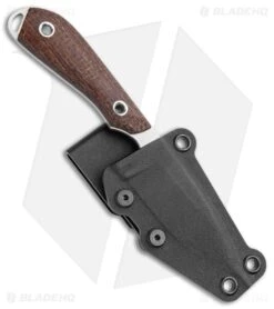 White River M1 Caper Fixed Blade Knife Burlap Micarta Natural (3.1" SW) -Knife Craft Store White River Knives M1 Caper Burlap Micarta Natural SW WRCPR BNA BHQ 113016 jr sheath large