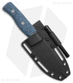 White River Knives Ursus Cub MagnaCut Knife Classic Blue GripX (3.5" SW) -Knife Craft Store White River Knives Ursus Cub MagnaCut Knife Classic Blue Grip Tec 3in SW BHQ 219394 td side large