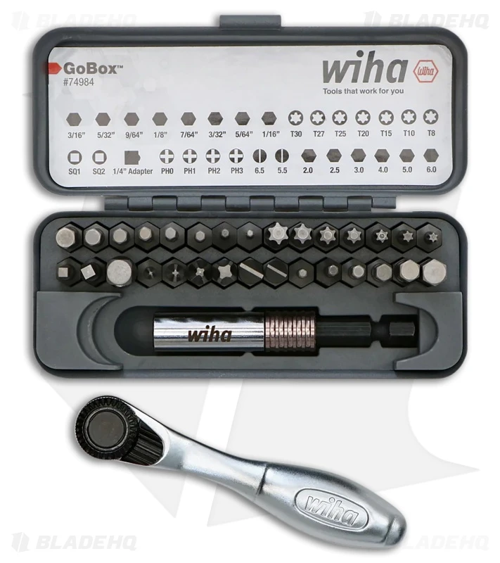 Wiha 45 Piece Magnetic Workstation Knife Maintenance Set 2 Wiha 45 Piece Magnetic Workstation Knife Maintenance Set - Image 2