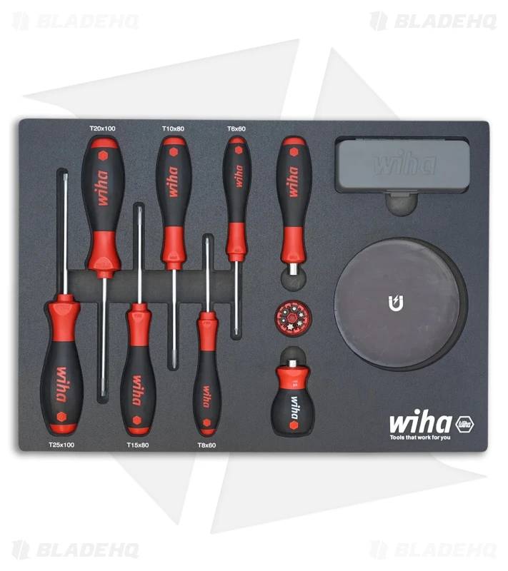 Wiha 45 Piece Magnetic Workstation Knife Maintenance Set 1 Wiha 45 Piece Magnetic Workstation Knife Maintenance Set
