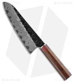 Xin Cutlery XinCraft 7" Santoku Kitchen Knife Stabilized Ironwood