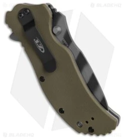 Zero Tolerance 0350 MagnaCut Knife Assisted Opening OD Green G-10 (3.2") -Knife Craft Store Zero Tolerance 0350 MagnaCut Knife Assisted Opening OD Green G 10 3in BHQ 190650 td side 2 large