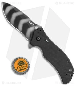 Zero Tolerance 0350TSTR Assisted Opening Knife Tritium (3.25" Tiger Stripe) ZT -Knife Craft Store Zero Tolerance LL A O Tritium Black G 10 Tiger Stripe BHQ 117439 jr bottlecap large