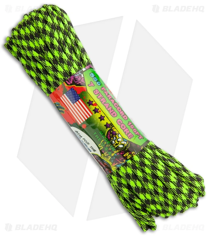 Zombie Edition Outbreak 550 Paracord Nylon Braided 7-Strand Core (100') USA 1 Zombie Edition Outbreak 550 Paracord Nylon Braided 7-Strand Core (100') USA