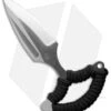 Bastinelli Push Dagger Fixed Blade Knife Black Paracord Wrap (3" Satin)