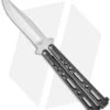Benchmark Silver Speckle Butterfly Knife (4.13" Satin)