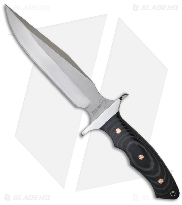 Boker Plus Valkyrie Bowie Fixed Blade Knife (7.25" Satin) 02BO160 1 Boker Plus Valkyrie Bowie Fixed Blade Knife (7.25" Satin) 02BO160
