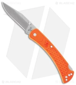Buck Knives Buck 110 Slim Select Lockback Knife Blaze Orange (3.625" Satin)0110ORS2