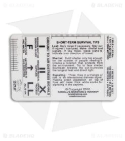 ESEE Knives Izula Gear AH-1 Arrowhead Wallet (Black) -Knife Craft Store esee esaw survival card large