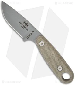 ESEE Knives Izula-II Gray Survival Concealed Carry Neck Knife W/ Sheath