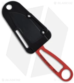 ESEE Izula Knife Fire Ant Red Survival Neck Knife W/ Kit -Knife Craft Store esee izula red sheath large