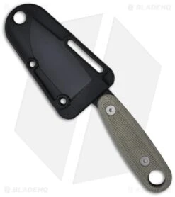 ESEE Izula-II Black Survival Concealed Carry Neck Knife + Kit Extras -Knife Craft Store esee knives usa izula ii sheath large