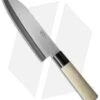 Fox Knives Santoku Fixed Blade Knife Maple (6.75" Satin)