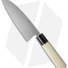 Fox Knives Deba Fixed Blade Knife Maple (6" Satin)