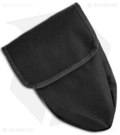 Fox Knives Folding Spade Packable Shovel W/ Nylon Pouch (Black Or Brown) -Knife Craft Store fox knives folding spade fx0171111 1 black folding shovel sheath large