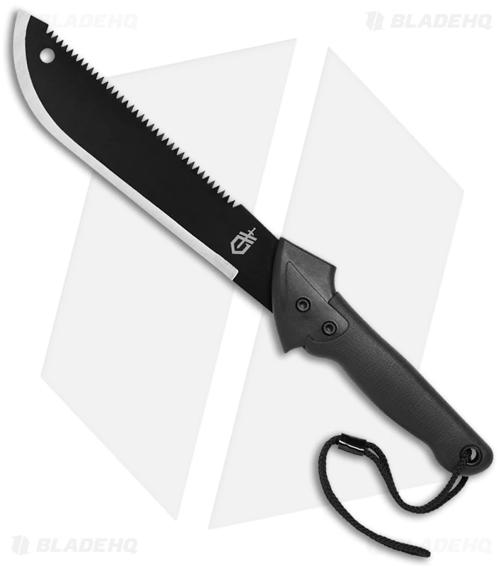 Gerber Gator Machete Jr Fixed Blade (10.75" Black Plain) 1 Gerber Gator Machete Jr Fixed Blade (10.75" Black Plain)