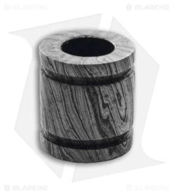 Tallen Grooved Barrel Bead (Damascus)