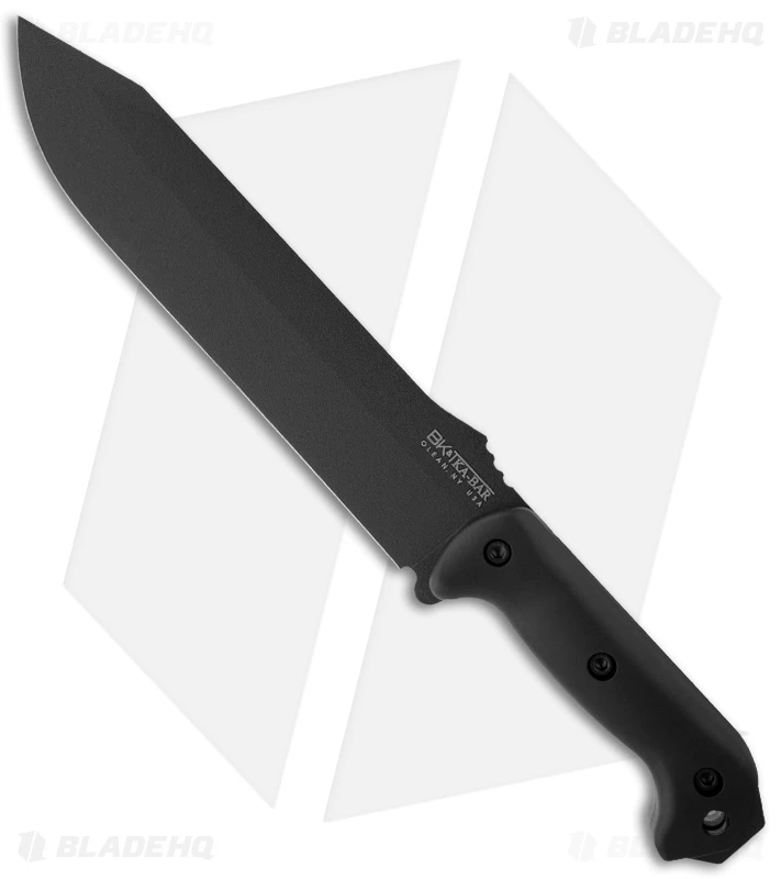 Ka-Bar Becker Combat Bowie Fixed Blade Knife (9" Black) BK9 1 Ka-Bar Becker Combat Bowie Fixed Blade Knife (9" Black) BK9