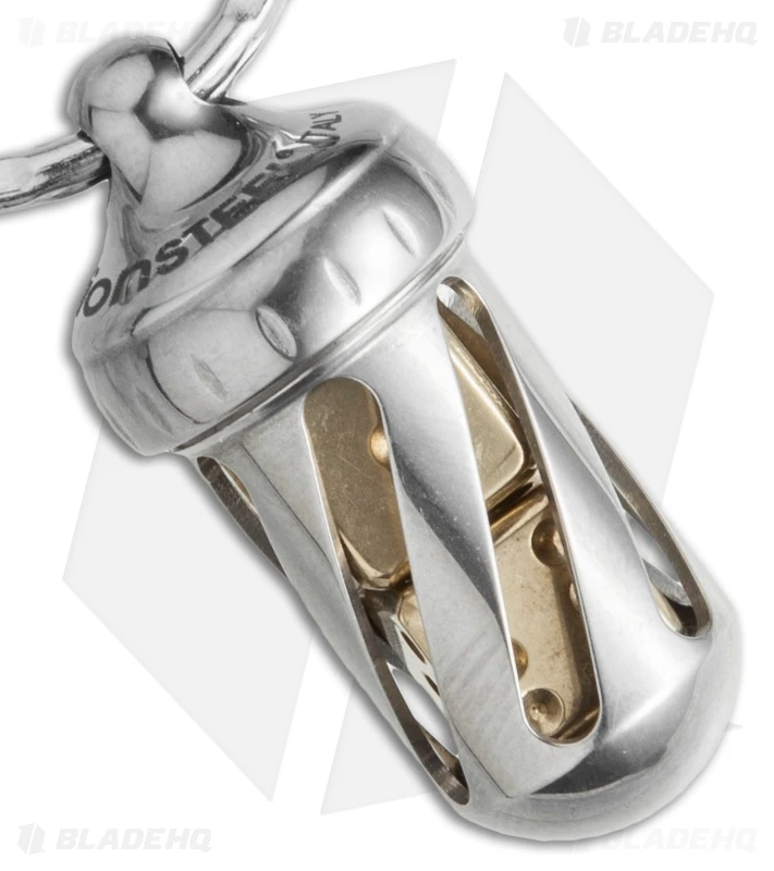 LionSteel Acorn Dice Keychain (Brass) DDOT 2 LionSteel Acorn Dice Keychain (Brass) DDOT - Image 2