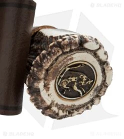 770583907590Muela Lobo Bowie Fixed Blade Knife Crown Stag (9.1" Satin) -Knife Craft Store muela lobo bowie crown stag CI23S BHQ 36992 er medallion large