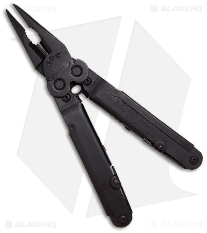 SOG PowerLock EOD Multi-Tool W/ V-Cutter (Black) B63-N 1 SOG PowerLock EOD Multi-Tool W/ V-Cutter (Black) B63-N