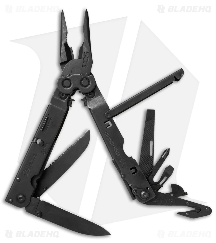 SOG PowerAssist 16-in-1 Multi-Tool W/ Nylon Case (Black Oxide) B66N-CP 1 SOG PowerAssist 16-in-1 Multi-Tool W/ Nylon Case (Black Oxide) B66N-CP
