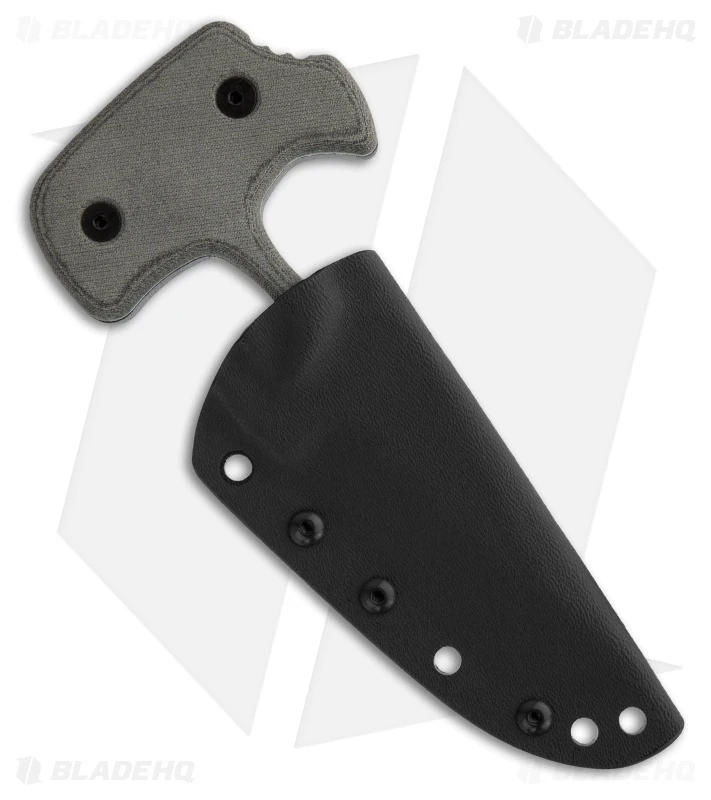 TOPS Knives Grim Ripper Knife Fixed Blade Push Dagger (3.75" Black Serr) GRPR-01 2 TOPS Knives Grim Ripper Knife Fixed Blade Push Dagger (3.75" Black Serr) GRPR-01 - Image 2